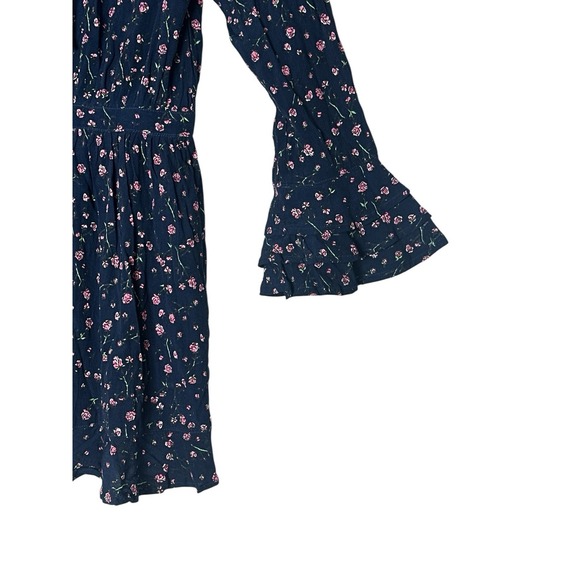 Cleobella Dress Women's Small Long Sleeve Bohemian Boho Mini Ruffle‎ Designer - Picture 8 of 9